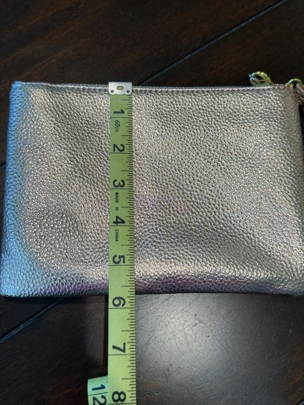 Francesca’s Rose Gold Clutch Wristlet